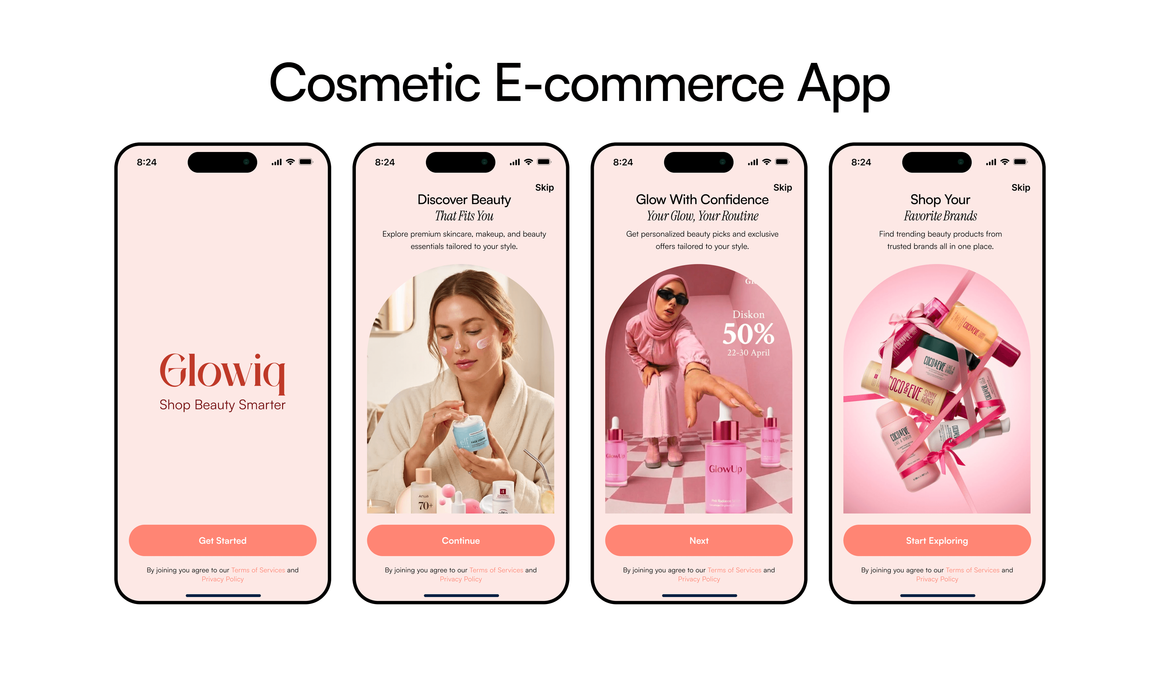 Ecommerce Cosmetics Web App — screenshot 1