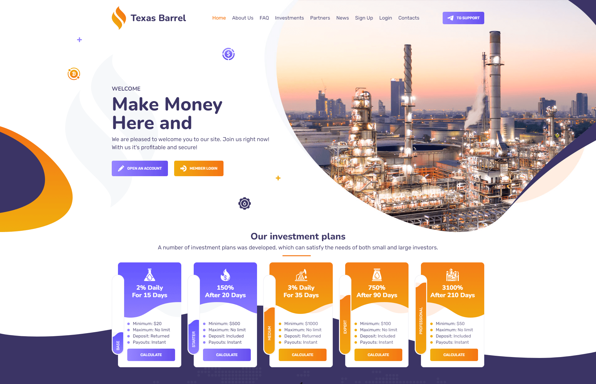 Texas Barrel - Oil & Gas Industry — screenshot 1