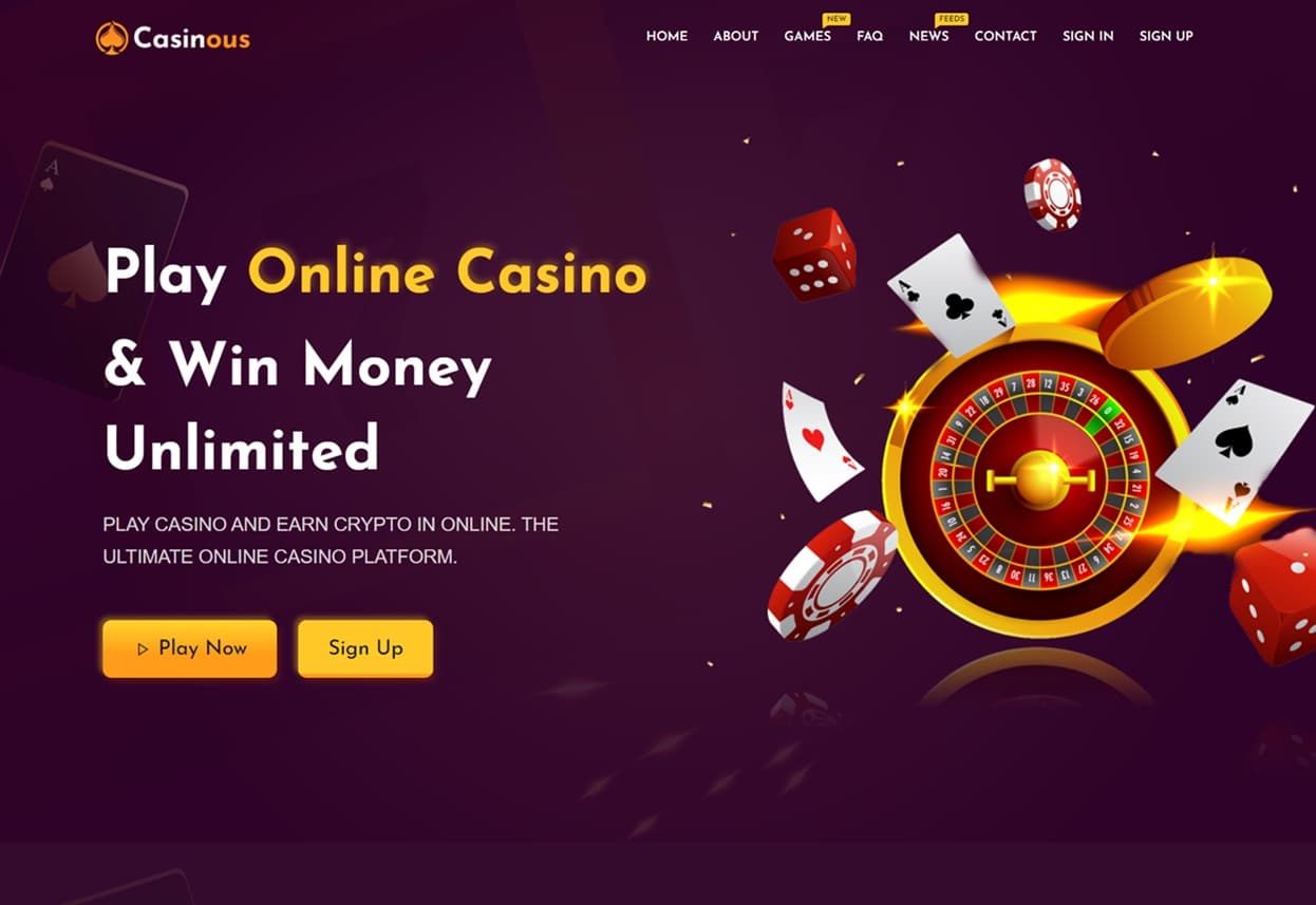 Casinous - Online Casino HTML Template