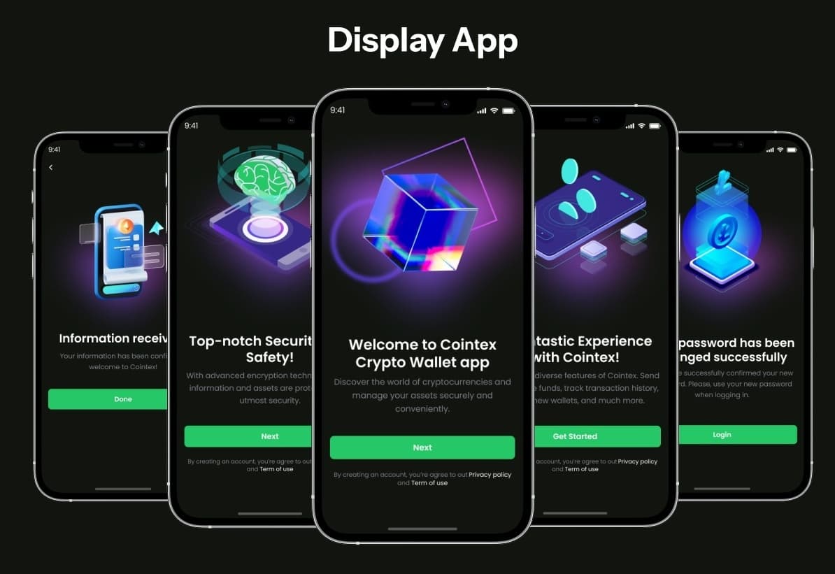 Cointex - Crypto Wallet Mobile PWA HTML Template