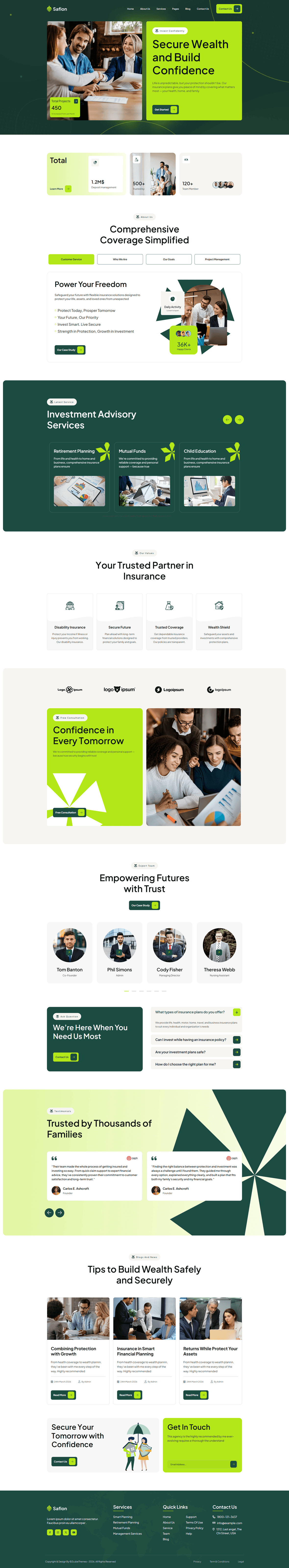 Safion - Insurance & Consulting Service — screenshot 1