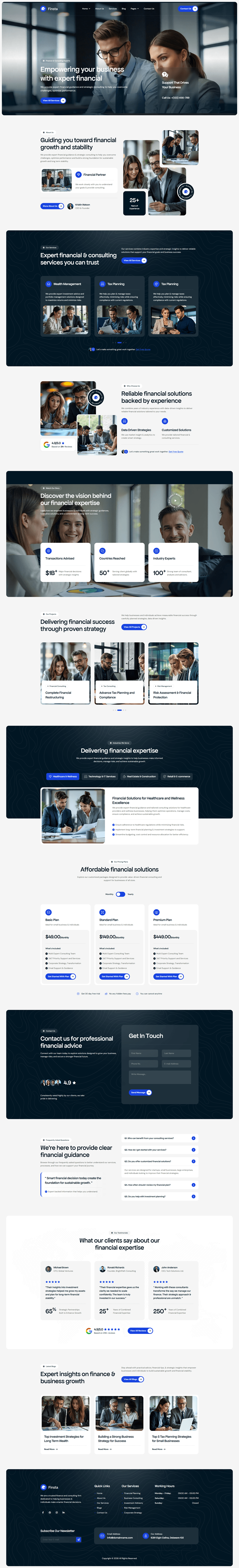 Finsta - Finance and Consulting Business — screenshot 1