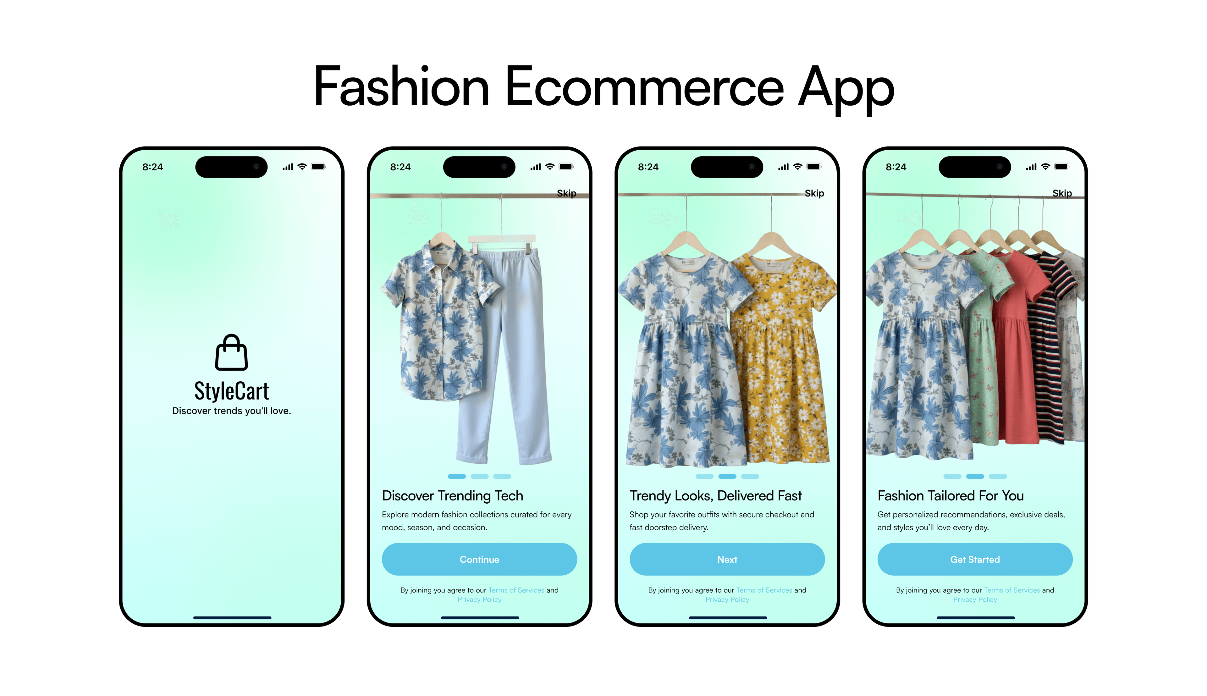 Ecommerce Fashion Web App — screenshot 1